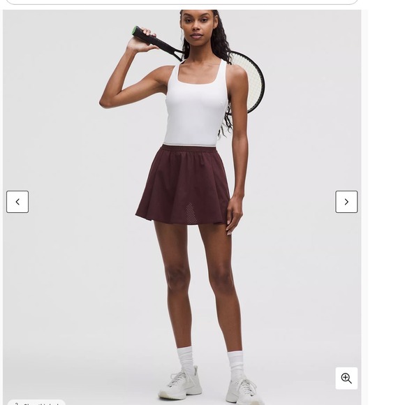lululemon athletica Pants - NEW WITH TAGS LULULEMON PERFORATED NARROW AISTB TENNIS SKORT